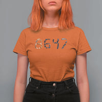 86 47 Seashell Graphic Subtle Summer Coastal T Shirt For Women Viral 2026 Beach Walk Political Satire