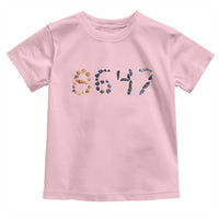 86 47 Seashell Graphic Subtle Summer Coastal Toddler T Shirt Viral 2026 Beach Walk Political Satire