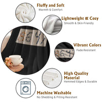 86 47 Seashell Beach Sand Graphic Throw Blanket Subtle Coastal Summer Political Satire