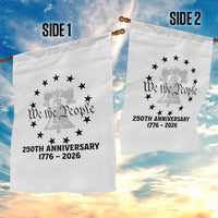 We The People 250th Anniversary Liberty Bell Garden Flag USA 1776 to 2026 America Semiquincentennial Celebration