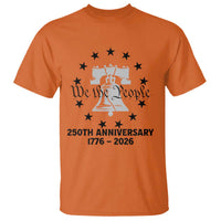 We The People 250th Anniversary Liberty Bell T Shirt USA 1776 to 2026 America Semiquincentennial Celebration