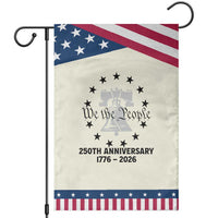 We The People 250th Anniversary Liberty Bell Patriotic Garden Flag USA 1776 to 2026 America Semiquincentennial Celebration