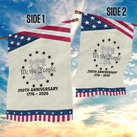 We The People 250th Anniversary Liberty Bell Patriotic Garden Flag USA 1776 to 2026 America Semiquincentennial Celebration