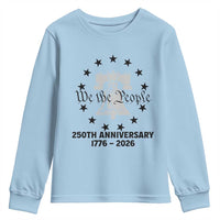 We The People 250th Anniversary Liberty Bell Youth Sweatshirt USA 1776 to 2026 America Semiquincentennial Celebration