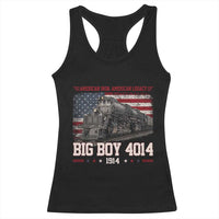 Vintage USA Steam Locomotive Patriotic Pride Racerback Tank Top American Iron American Legacy