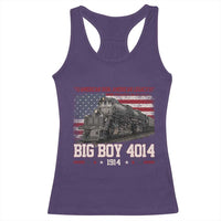 Vintage USA Steam Locomotive Patriotic Pride Racerback Tank Top American Iron American Legacy