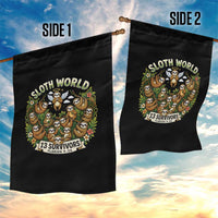 Sloth World 13 Survivors Animal Rescue Garden Flag Memorial Tribute and Florida Wildlife Protection