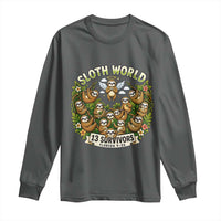 Sloth World 13 Survivors Animal Rescue Long Sleeve Shirt Memorial Tribute and Florida Wildlife Protection
