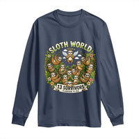 Sloth World 13 Survivors Animal Rescue Long Sleeve Shirt Memorial Tribute and Florida Wildlife Protection
