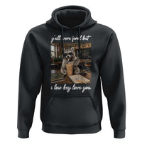 Funny Classroom Raccoon Iced Coffee Teacher Hoodie Y'all Were Feral But I Low Key Love You