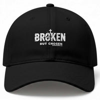 Broken But Chosen Ephesians 2:8 Bible Verse Baseball Cap Christian Faith Grace and Salvation Gift