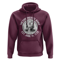 The Continental Army Est 1775 Hoodie Patriotic US Military History Graphic