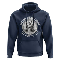 The Continental Army Est 1775 Hoodie Patriotic US Military History Graphic
