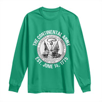 The Continental Army Est 1775 Long Sleeve Shirt Patriotic US Military History Graphic