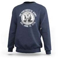 The Continental Army Est 1775 Sweatshirt Patriotic US Military History Graphic