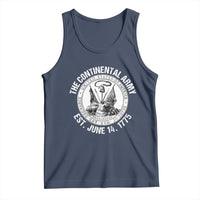 The Continental Army Est 1775 Tank Top Patriotic US Military History Graphic