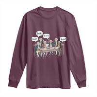 Bruh Founding Fathers Constitutional Convention Long Sleeve Shirt Funny American History Humorous Patriot