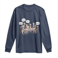 Bruh Founding Fathers Constitutional Convention Long Sleeve Shirt Funny American History Humorous Patriot