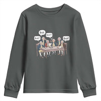 Bruh Founding Fathers Constitutional Convention Youth Sweatshirt Funny American History Humorous Patriot
