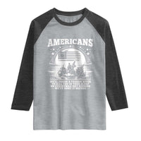 Funny Patriotic Military History Raglan Shirt Americans Crossing A Frozen River To Kill You In Your Sleep On Christmas