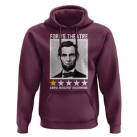 Fords Theatre One Star Awful Wouldnt Recommend Hoodie Abraham Lincoln Funny History Dark Humor