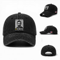 Fords Theatre One Star Awful Wouldnt Recommend Washed Cotton Baseball Cap Abraham Lincoln Funny History Dark Humor