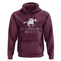 Paul Revere American History Hoodie Just A Midnight Ride April 18 1775