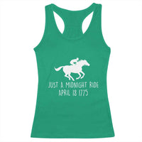 Paul Revere American History Racerback Tank Top Just A Midnight Ride April 18 1775