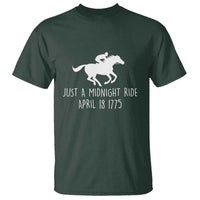 Paul Revere American History T Shirt Just A Midnight Ride April 18 1775