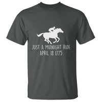 Paul Revere American History T Shirt Just A Midnight Ride April 18 1775