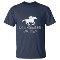 Paul Revere American History T Shirt Just A Midnight Ride April 18 1775