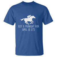 Paul Revere American History T Shirt Just A Midnight Ride April 18 1775