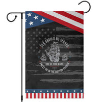 Tea Should Be Served In The Boston Harbor Patriotic Garden Flag Funny Sarcastic American History