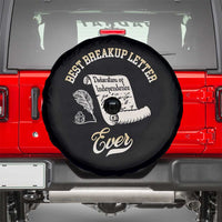 Declaration Of Independence 1776 Funny History Spare Tire Cover Best Breakup Letter Ever Humor