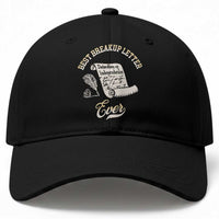 Declaration Of Independence 1776 Funny History Baseball Cap Best Breakup Letter Ever Humor
