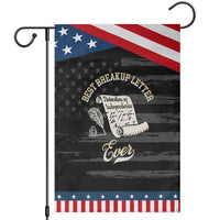 Declaration Of Independence 1776 Funny History Patriotic Garden Flag Best Breakup Letter Ever Humor