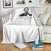 Funny Abraham Lincoln Theatre Dark Humor Throw Blanket I'm Not Really A Fan Of The Theater