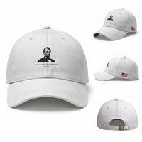 Funny Abraham Lincoln Theatre Dark Humor Baseball Cap I'm Not Really A Fan Of The Theater