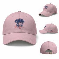 George Washington The American Revolution Baseball Cap Distressed Sketch Historic Patriotic Graphic