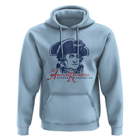 George Washington The American Revolution Hoodie Distressed Sketch Historic Patriotic Graphic