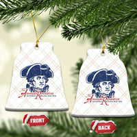 George Washington The American Revolution Ceramic Ornament Distressed Sketch Historic Patriotic Graphic