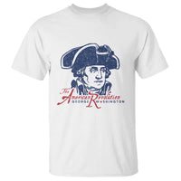 George Washington The American Revolution T Shirt Distressed Sketch Historic Patriotic Graphic