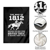 The War Of 1812 Garden Flag Beating The British Twice Funny Patriotic Military History