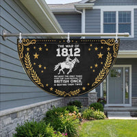 The War Of 1812 Patriotic Fan Flag Beating The British Twice Funny Military History