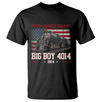 Vintage Steam Locomotive Heritage T Shirt The Legend of Rails American Flag
