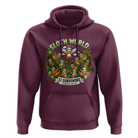 Sloth World 11 Survivors Wildlife Awareness Hoodie Florida Animal Rights Protest and Support