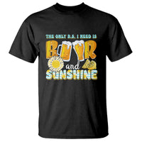Funny Drinking T Shirt The Only B.S. I Need Is Beer And Sunshine Lover - Wonder Print Shop