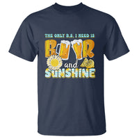 Funny Drinking T Shirt The Only B.S. I Need Is Beer And Sunshine Lover - Wonder Print Shop