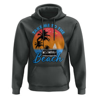 Summer Vibe Hoodie Retro Sunset Take Me To The Beach - Wonder Print Shop