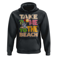 Summer Vibe Funny Cat Hoodie Take Me To The Beach - Wonder Print Shop